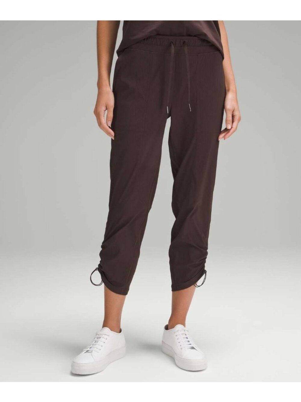 Lululemon Dance Studio Mid-Rise Cropped Pant Espresso 12 on the move athleisure